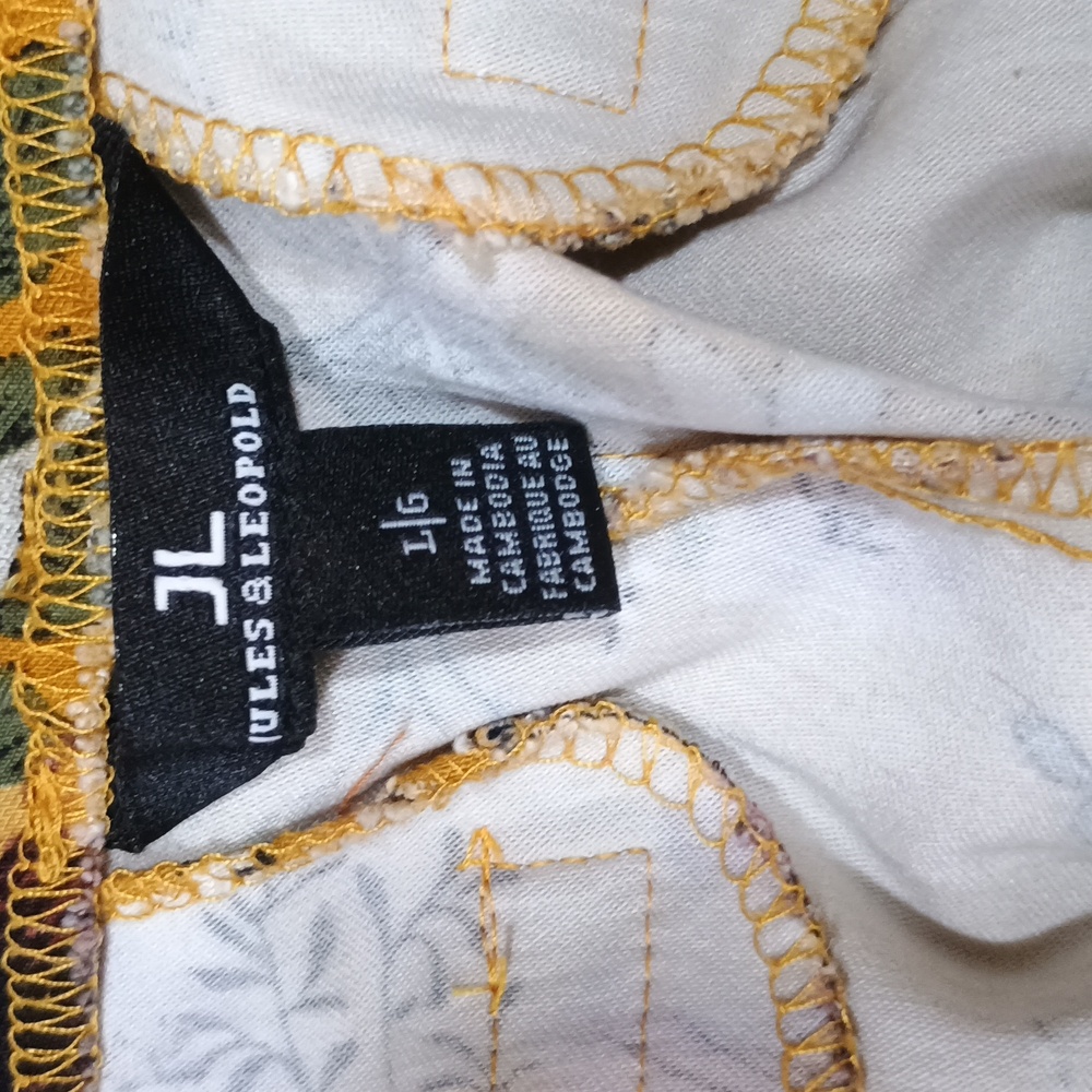 SHARP LADIES SZ LG JULES AND LEOPOLD FLORAL PANT - Picture 4 of 8